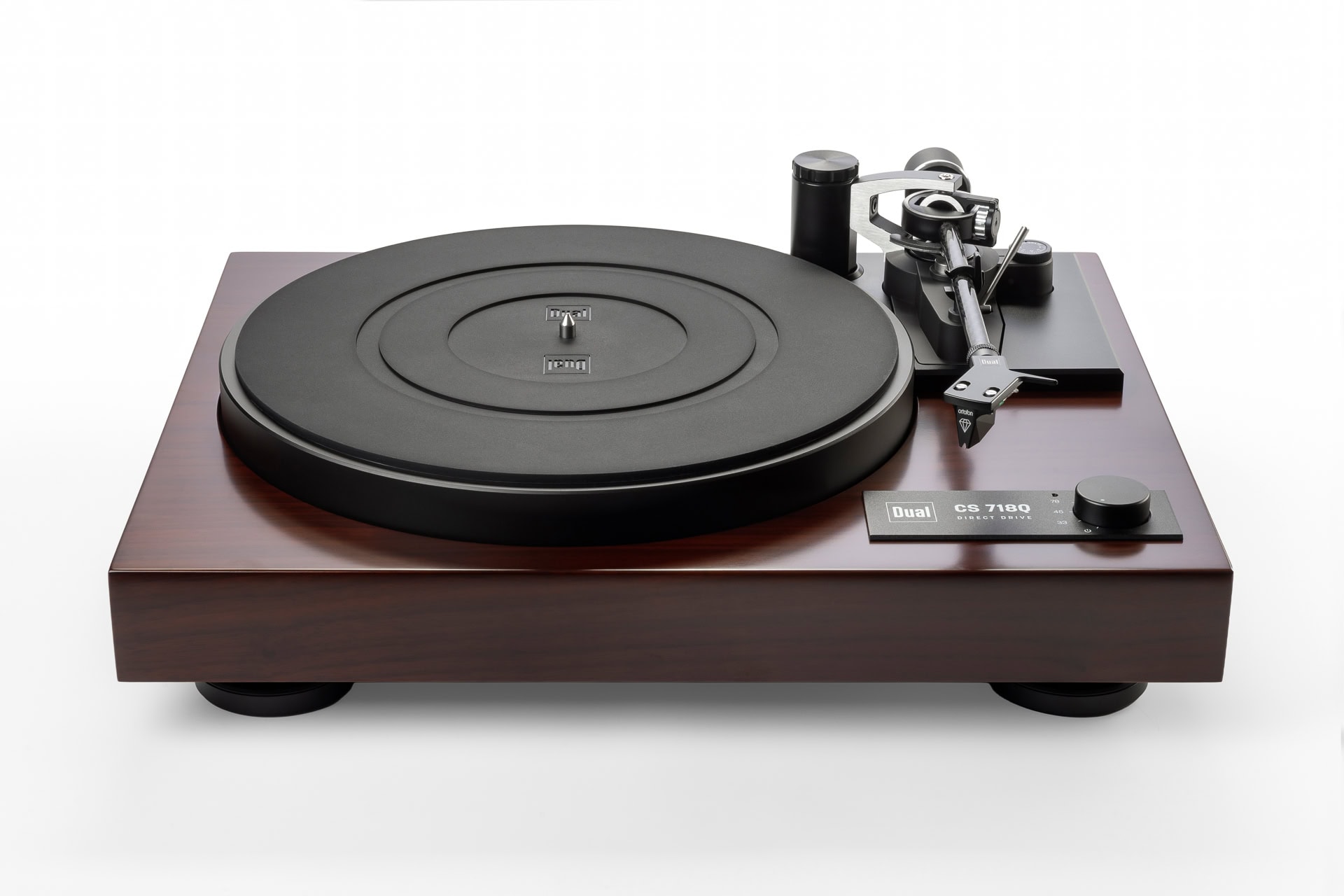 CS 718Q Walnuss Turntable