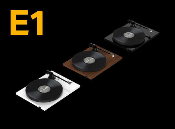 Pro-Ject E1 BT Einsteiger-Plattenspieler mit Bluetooth-Transmitter